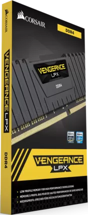 Photo de Barrette mémoire 16Go DIMM DDR4 Corsair Vengeance LPX 2400Mhz (Noir)