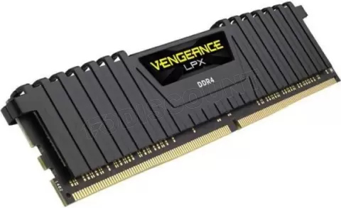 Photo de Barrette mémoire 16Go DIMM DDR4 Corsair Vengeance LPX  2666Mhz (Noir)