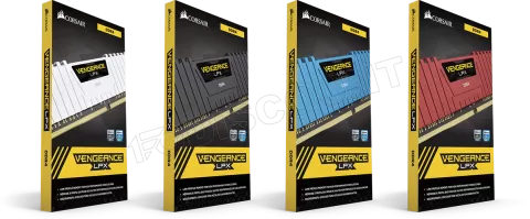 Photo de Barrette mémoire 16Go DIMM DDR4 Corsair Vengeance LPX  3000Mhz (Noir)