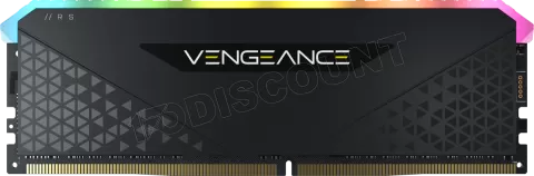 Photo de Barrette mémoire 16Go DIMM DDR4 Corsair Vengeance RS RGB  3200Mhz (Noir)