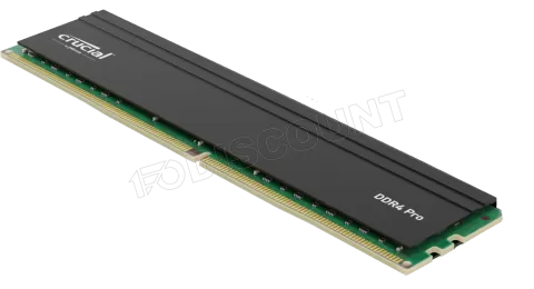 Photo de Barrette mémoire 16Go DIMM DDR4 Crucial Pro  3200Mhz Version OEM (Tray)