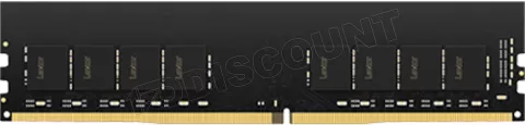 Photo de Barrette mémoire 16Go DIMM DDR4 Lexar  2666Mhz (Noir)