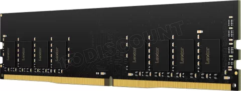 Photo de Barrette mémoire 16Go DIMM DDR4 Lexar  3200Mhz (Noir)