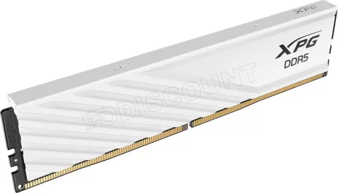 Photo de Barrette mémoire 16Go DIMM DDR5 Adata XPG Lancer Blade  5600MHz (Blanc)