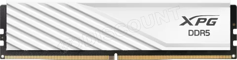 Photo de Barrette mémoire 16Go DIMM DDR5 Adata XPG Lancer Blade  5600MHz (Blanc)