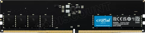 Photo de Barrette mémoire 16Go DIMM DDR5 Crucial Classic 5600MHz Version OEM (Tray)