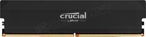 Photo de Barrette mémoire 16Go DIMM DDR5 Crucial Pro OC 6400MHz (Noir)