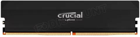 Photo de Barrette mémoire 16Go DIMM DDR5 Crucial Pro Overclocking 6400MHz (Noir)