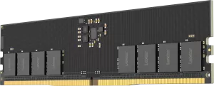 Photo de Barrette mémoire 16Go DIMM DDR5 Lexar 5600MHz (Noir) Version OEM (Tray)