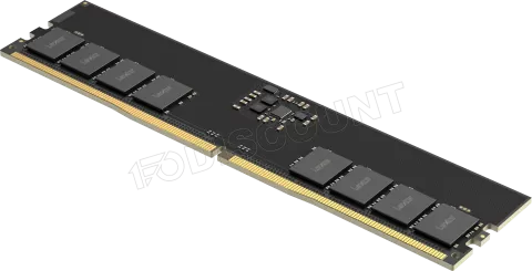 Photo de Barrette mémoire 16Go DIMM DDR5 Lexar 5600MHz (Noir) Version OEM (Tray)