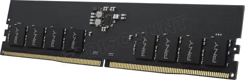 Photo de Barrette mémoire 16Go DIMM DDR5 PNY Performance 4800MHz (Noir)