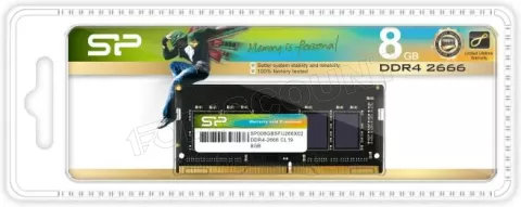 Photo de Barrette mémoire 16Go SODIMM DDR4 Silicon Power 3200Mhz (Noir)