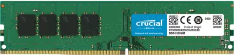 Photo de Barrette mémoire 32Go DIMM DDR4 Crucial  2666Mhz (Vert)