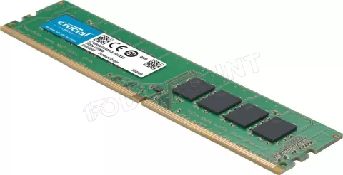 Photo de Barrette mémoire 32Go DIMM DDR4 Crucial  3200Mhz (Vert)