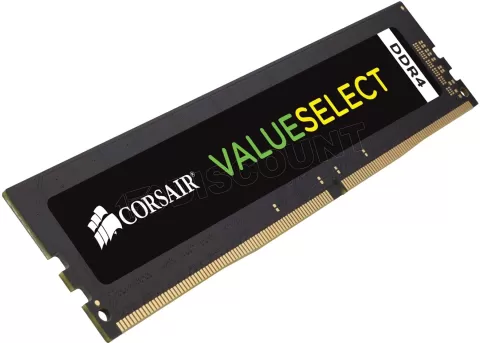 Photo de Barrette mémoire 4Go DIMM DDR4 Corsair Value Select  2133Mhz (Noir)