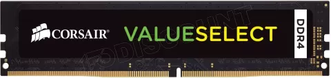 Photo de Barrette mémoire 4Go DIMM DDR4 Corsair Value Select  2133Mhz (Noir)