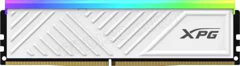 Photo de Barrette mémoire 8Go DIMM DDR4 Adata XPG SpectriX D35G RGB  3600Mhz (Blanc)