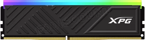 Photo de Barrette mémoire 8Go DIMM DDR4 Adata XPG SpectriX D35G RGB  3600Mhz (Noir)