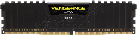 Photo de Barrette mémoire 8Go DIMM DDR4 Corsair Vengeance LPX  3200Mhz (Noir)