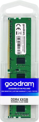 Photo de Barrette mémoire 8Go DIMM DDR4 GoodRam 2666Mhz (Vert)