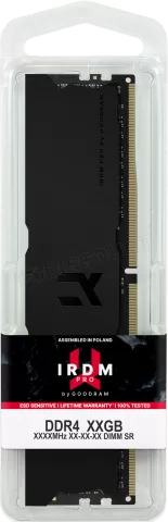 Photo de Barrette mémoire 8Go DIMM DDR4 GoodRam IRDM Pro  3600Mhz (Noir)