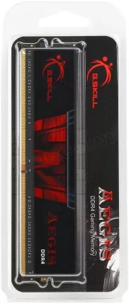 Photo de Barrette mémoire 8Go DIMM DDR4 G.Skill Aegis 3000Mhz (Noir et Rouge)