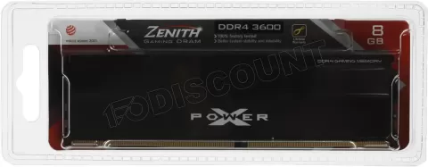 Photo de Barrette mémoire 8Go DIMM DDR4 Silicon Power XPower Zenith 3600Mhz (Noir)