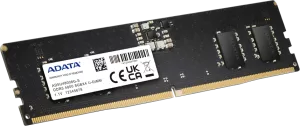 Photo de Barrette mémoire 8Go DIMM DDR5 Adata  4800MHz (Noir) (OEM)