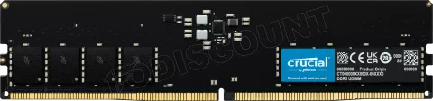 Photo de Barrette mémoire 8Go DIMM DDR5 Crucial Classic 4800MHz (Noir)