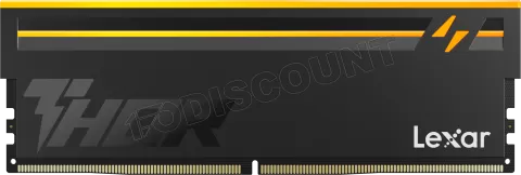 Photo de Barrette mémoire 8Go DIMM DDR5 Lexar Thor 2nd Gen RGB 6000MHz CL38 (Noir)