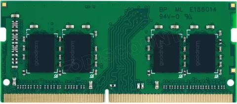 Photo de Barrette mémoire 8Go SODIMM DDR4 GoodRam 3200Mhz (Vert)