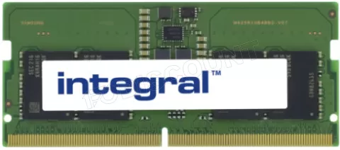 Photo de Barrette mémoire 8Go SODIMM DDR5 Integral 5600Mhz (Vert)