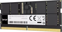 Photo de Barrette mémoire 8Go SODIMM DDR5 Lexar 5600Mhz (Noir)