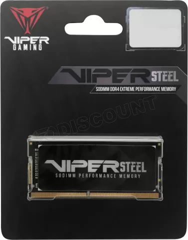 Photo de Barrette mémoire SODIMM DDR4 32Go Patriot Viper Steel  3200Mhz (Noir)