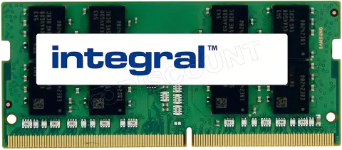 Photo de Barrette mémoire SODIMM DDR4 8Go Intégral  3200Mhz (Vert)