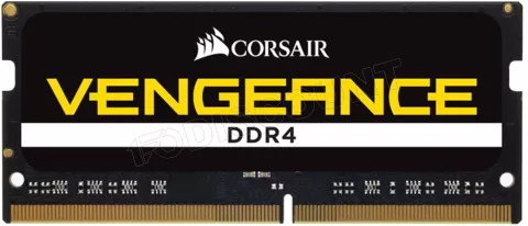 Photo de Barrette mémoire SODIMM DDR4 Corsair Vengeance  2667Mhz 8Go (Noir)