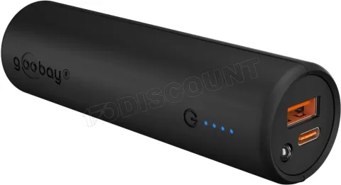 Photo de Batterie externe Goobay Outdoor Bike avec support - 5000mAh (Noir)
