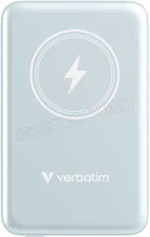 Photo de Batterie externe sans fil magnétique Verbatim Charge'N'Go - 10000 mAh (Bleu)