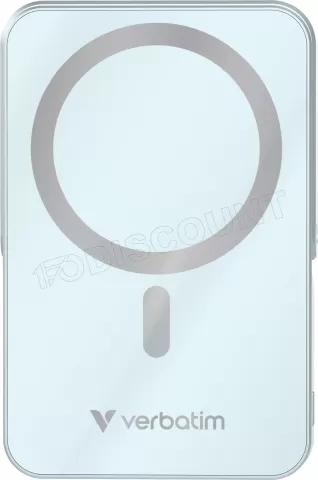 Photo de Batterie externe sans fil magnétique Verbatim Charge'n'Go 10000mAh (Bleu)