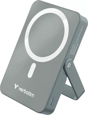 Photo de Batterie externe sans fil magnétique Verbatim Charge'n'Go 10000mAh (Gris)