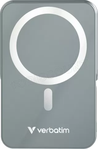 Photo de Batterie externe sans fil magnétique Verbatim Charge'n'Go 10000mAh (Gris)