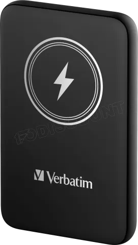 Photo de Batterie externe sans fil magnétique Verbatim Charge'n'Go - 10000mAh (Noir)