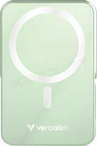Photo de Batterie externe sans fil magnétique Verbatim Charge'n'Go 10000mAh (Vert)