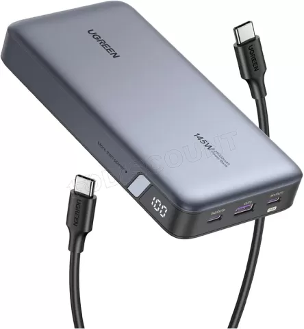 Photo de Batterie externe Ugreen Nexode - 25000 mAh (Gris)