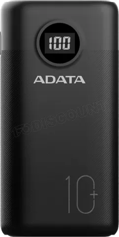 Photo de Batterie externe USB Adata P10000QCD - 10000mAh 22,5W (Noir)