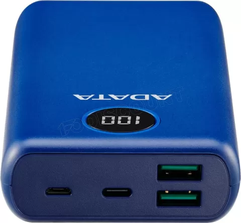 Photo de Batterie externe USB Adata P20000QCD - 20000mAh 15W (Bleu)