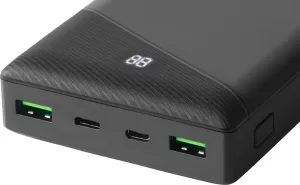 Photo de Batterie externe USB Deltaco - 30000mAh (Noir)