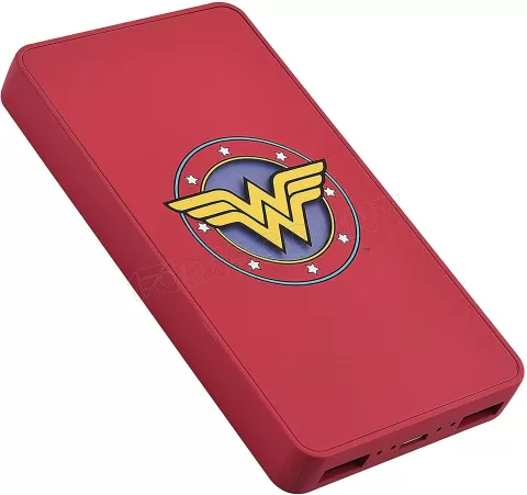 Photo de Batterie externe USB Emtec Essentials Wonder Woman - 5000mAh (Rouge)