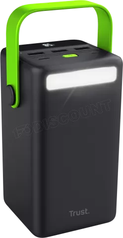 Photo de Batterie externe USB Trust Redoh XXL - 50000mAh 185W (Noir/Vert)