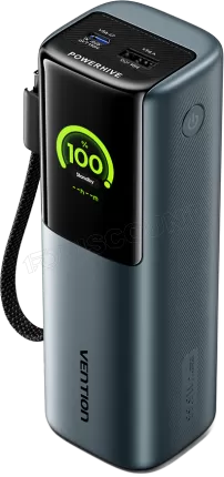 Photo de Batterie externe Vention FKGH0 + 1x USB-C 27000mAh (Gris)